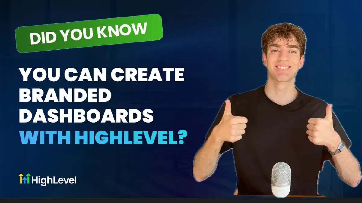 Create Branded Dashboards with HighLevel