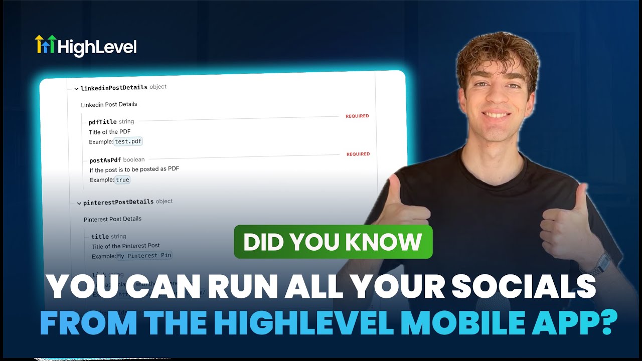 Run All Your Socials from the HighLevel Mobile App