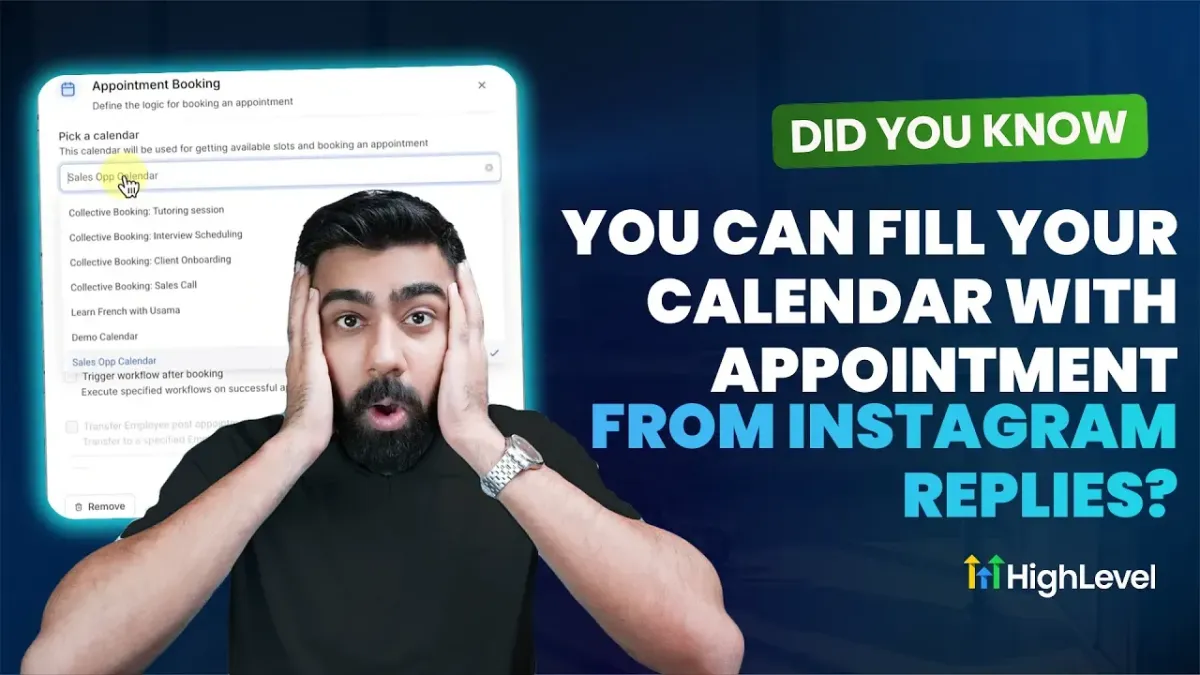 Fill Your Calendar with Appointment from Instagram Replies