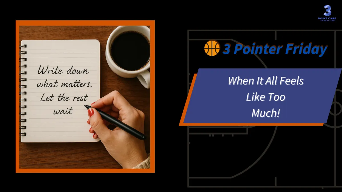 🏀When It All Feels Like Too Much