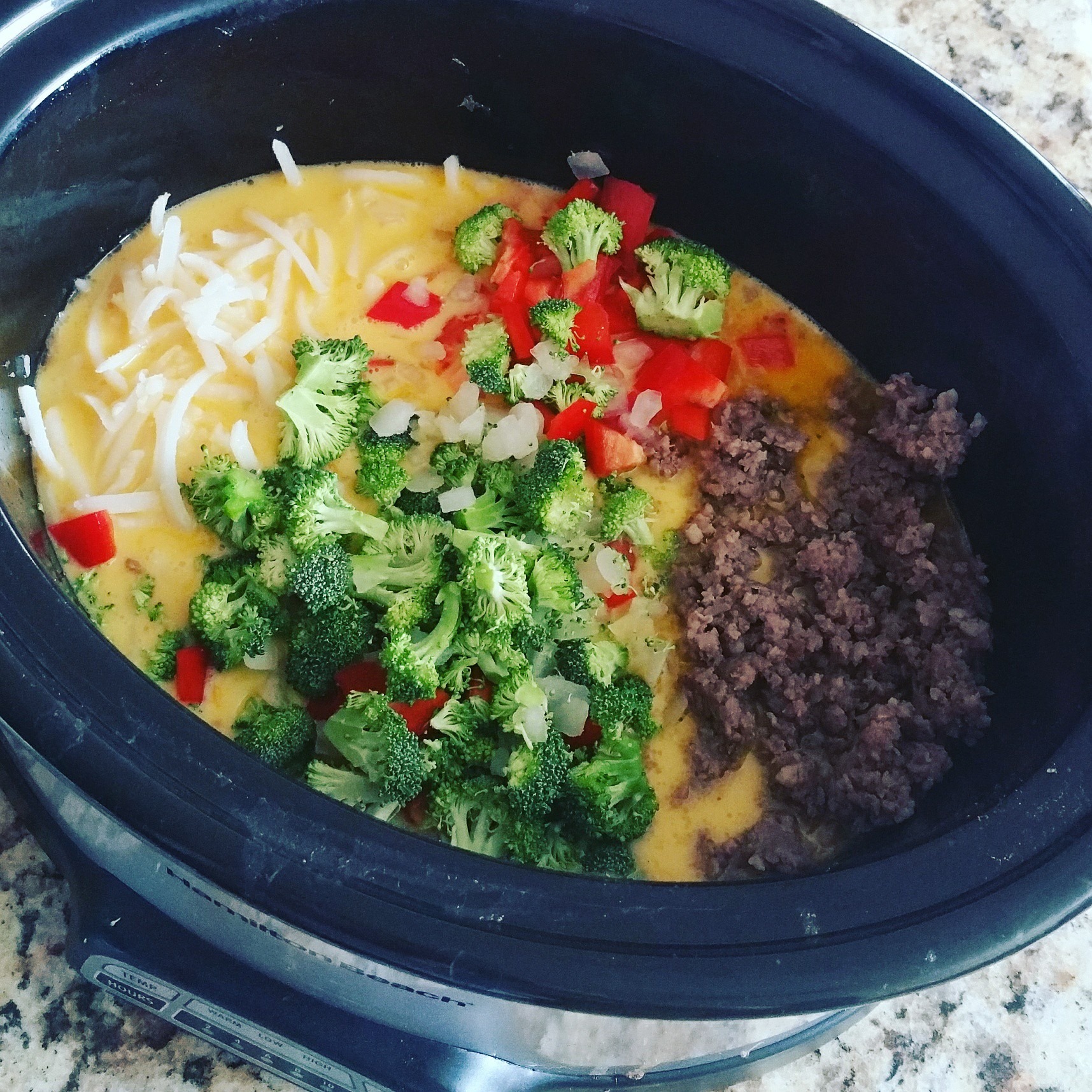 Healthy Slow Cooker Breakfast Scramble