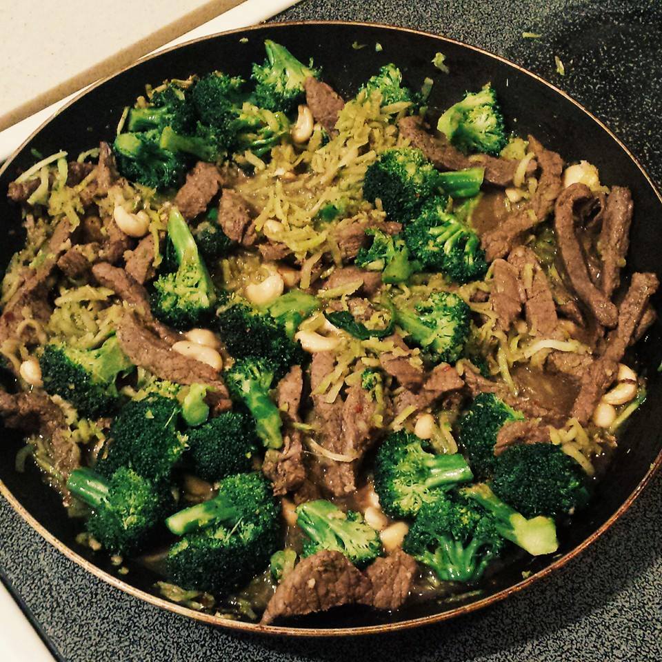 Paleo Spicy Lime Beef and Broccoli
