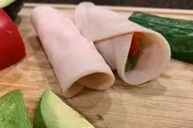 Turkey Roll-Ups with Avocado and Peppers