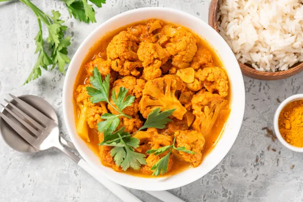 Curried Cauliflower