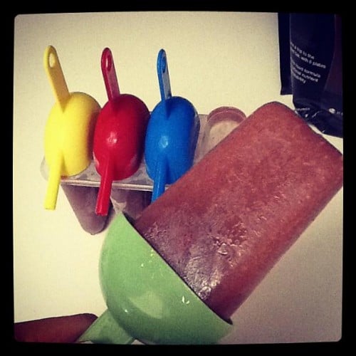 Vegan Tropical Shakeology Popsicles