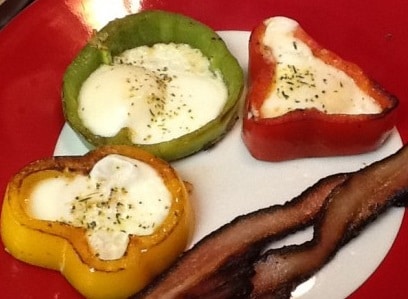 Eggs in Peppers
