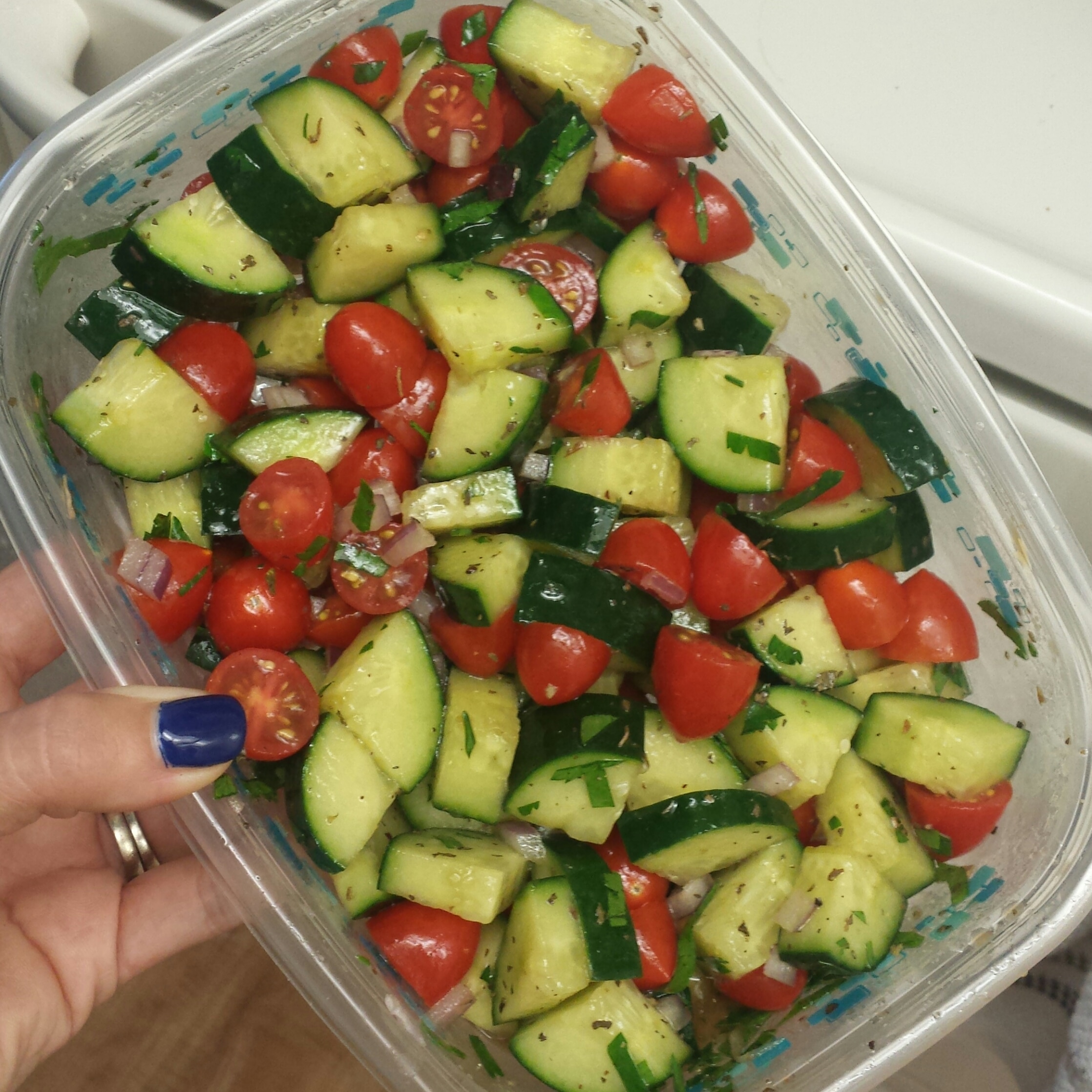 Cucumber and Tomato Salad