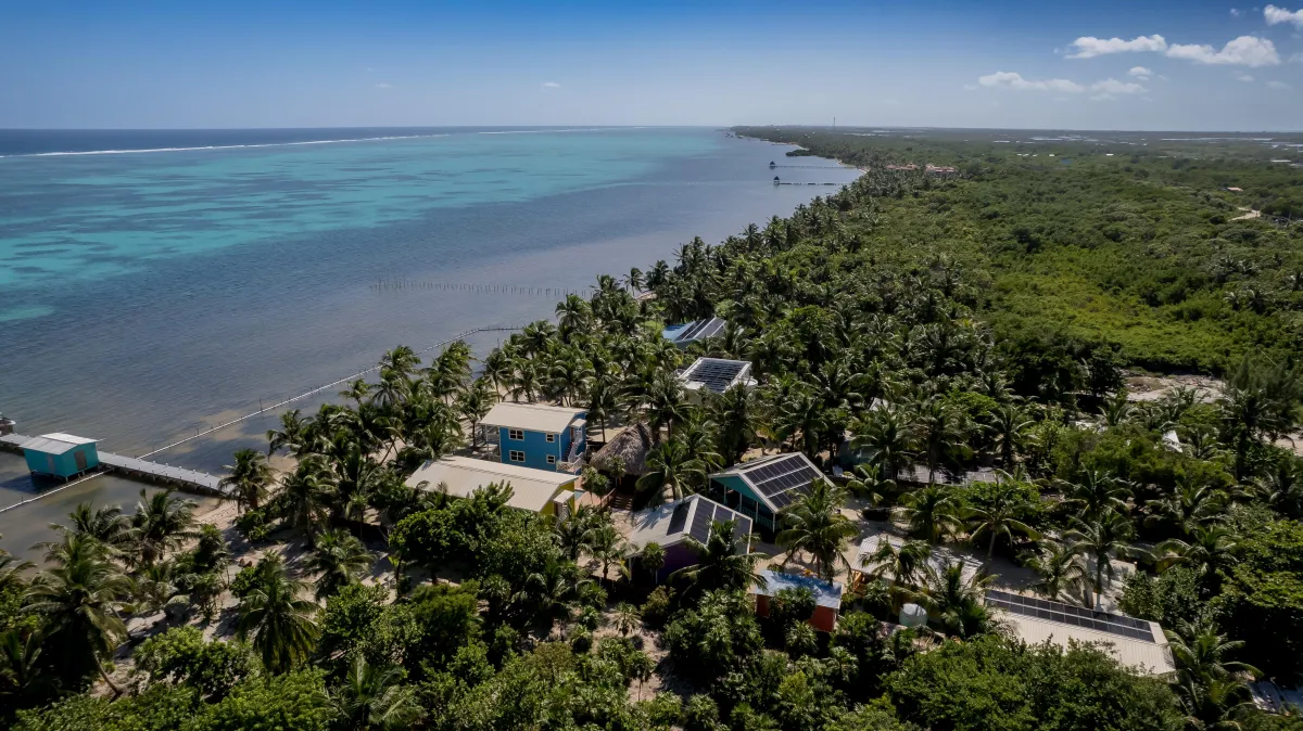 Vacation Rentals in Ambergris Caye  on the beach with a pool