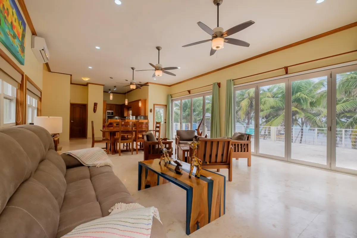 Open Concept Living Dining Combo