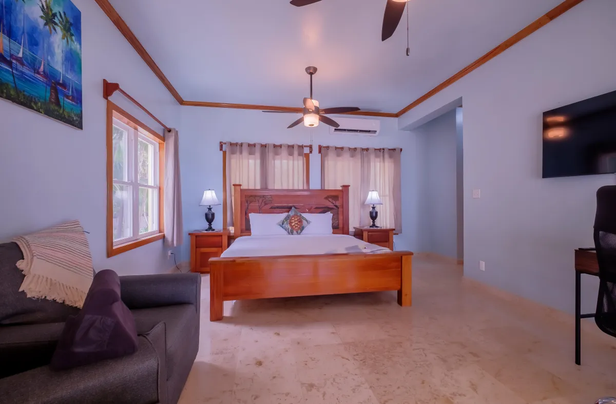 Bedroom with Mini Couch