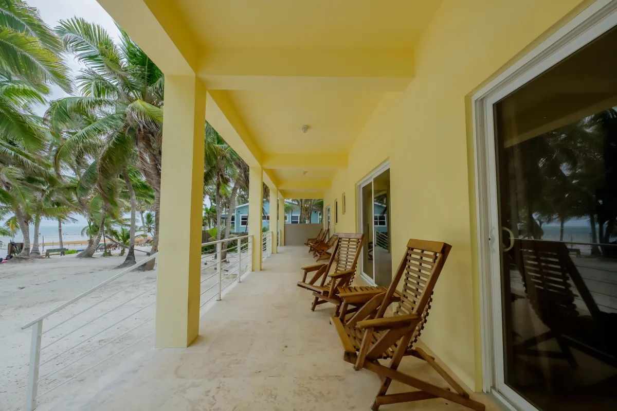 Chairs on the veranda