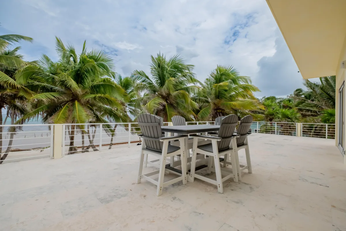 Patio Table on the Balcony