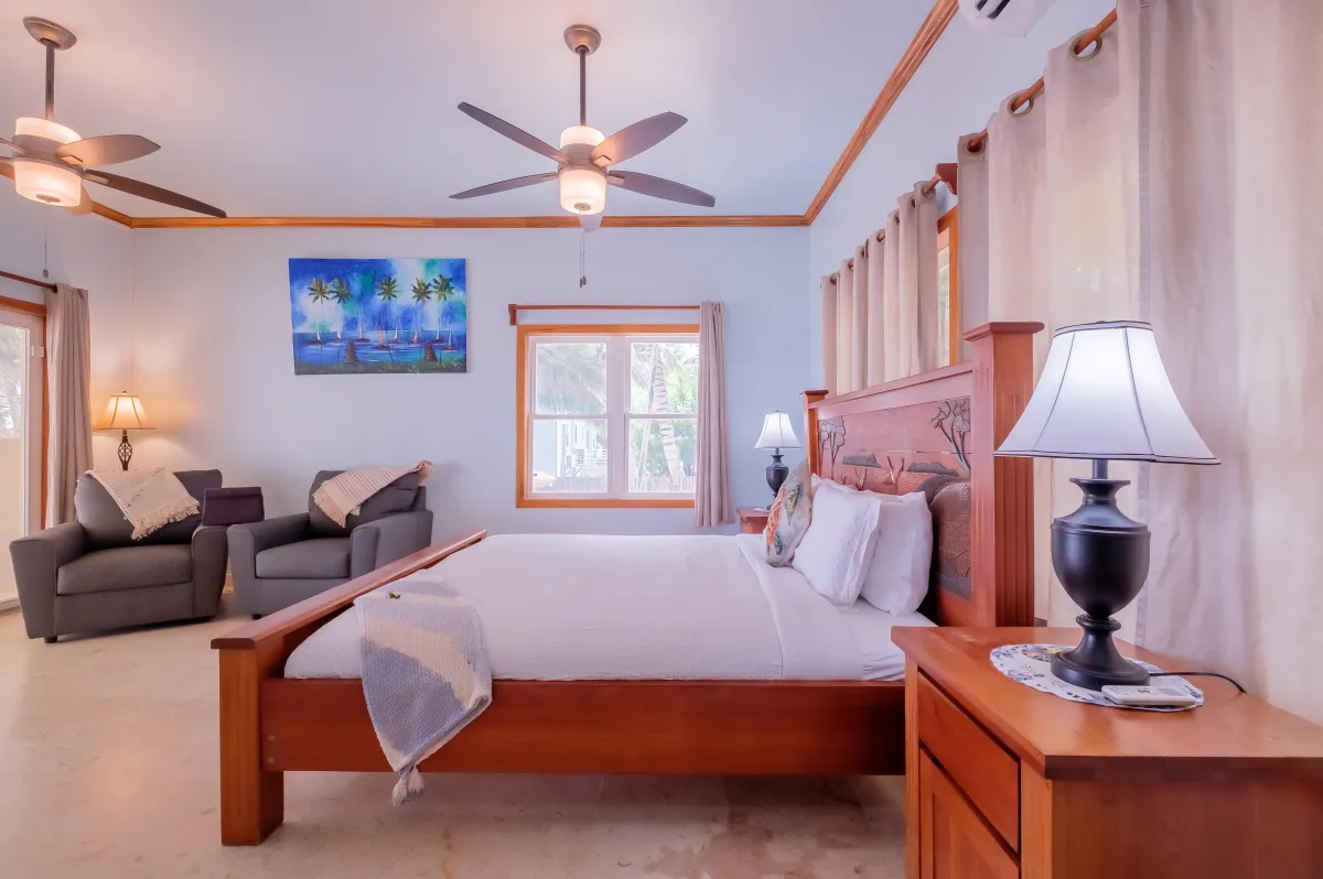 Bedroom with Beach Views