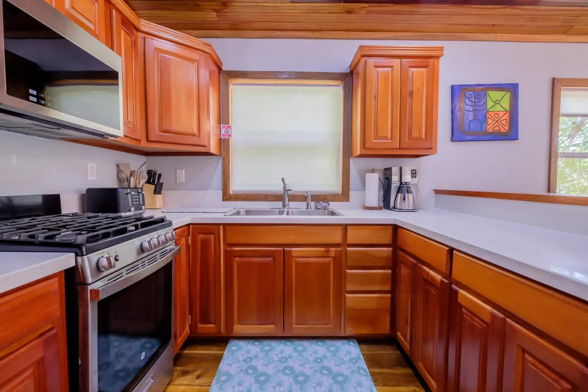 Fully equipped kitchen in Ambergris Caye Belize Vacation Rental