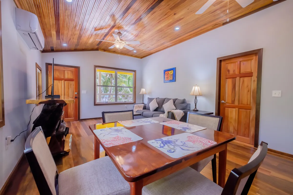 Open Living Area in Ambergris Caye Vacation Rental