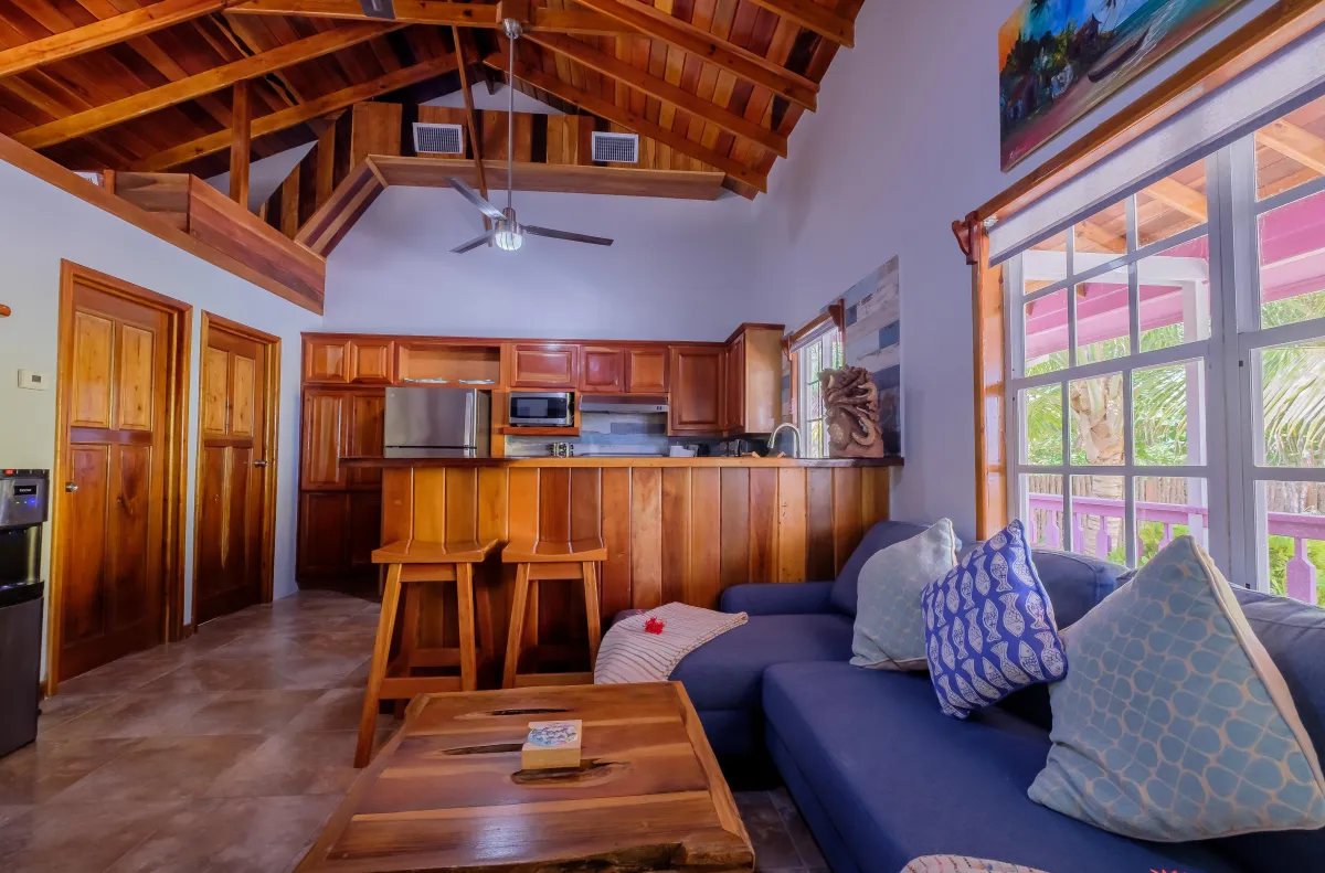 View of Kitchen from Living Room