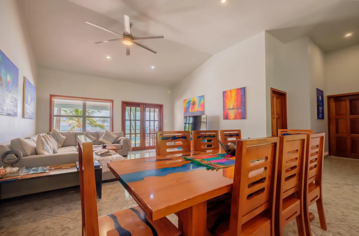 Open Concept Living Room and Dining Room