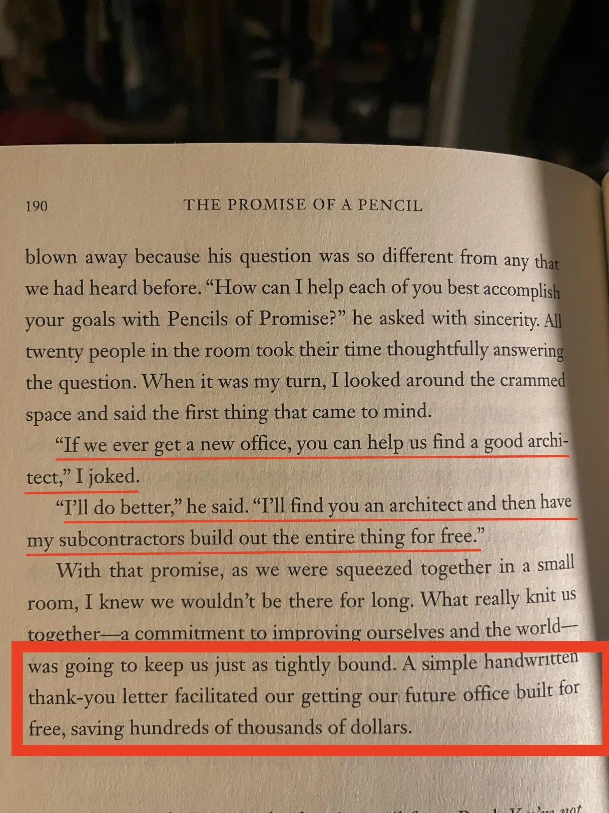 The promise of a pencil