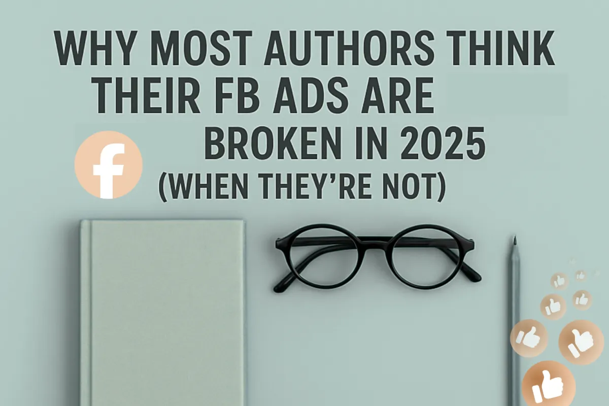 Why Most Authors Think Their FB Ads Are Broken in 2025 (When They’re Not)