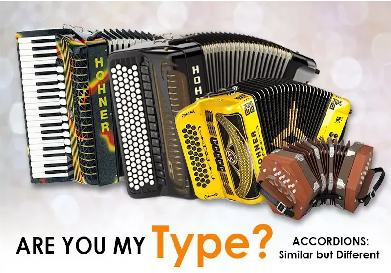 Are You My Type? Accordions: Similar but Different