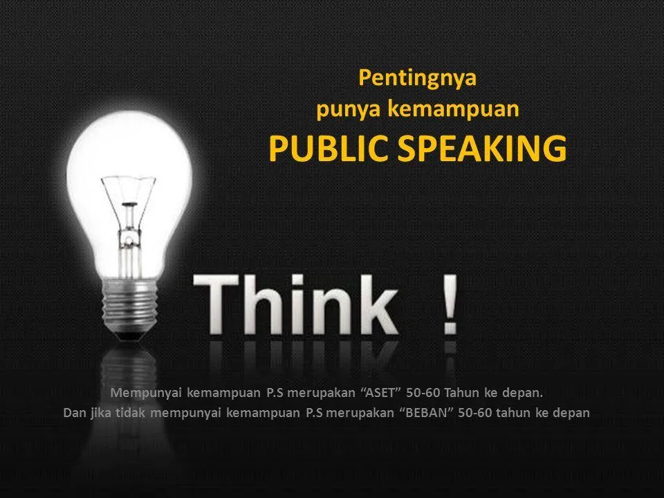 Public Speaking Keterampilan yang Mengubah Hidup