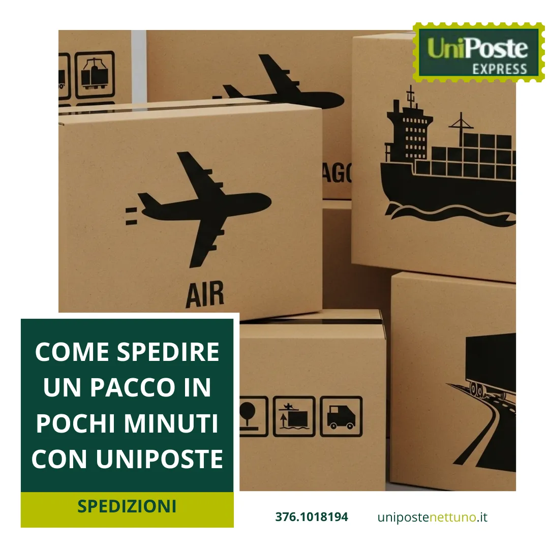 Come spedire pacchi in modo intelligente, veloce e conveniente con UniPoste