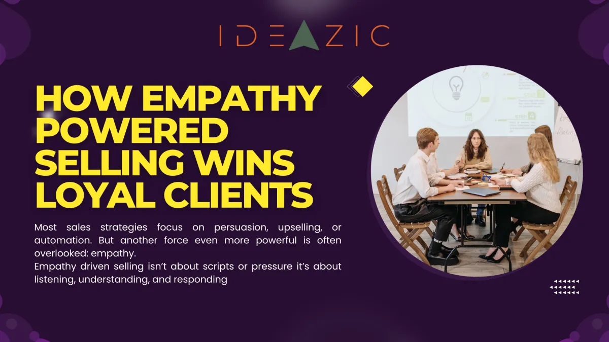 Business owner building trust and customer loyalty through empathy driven sales approach