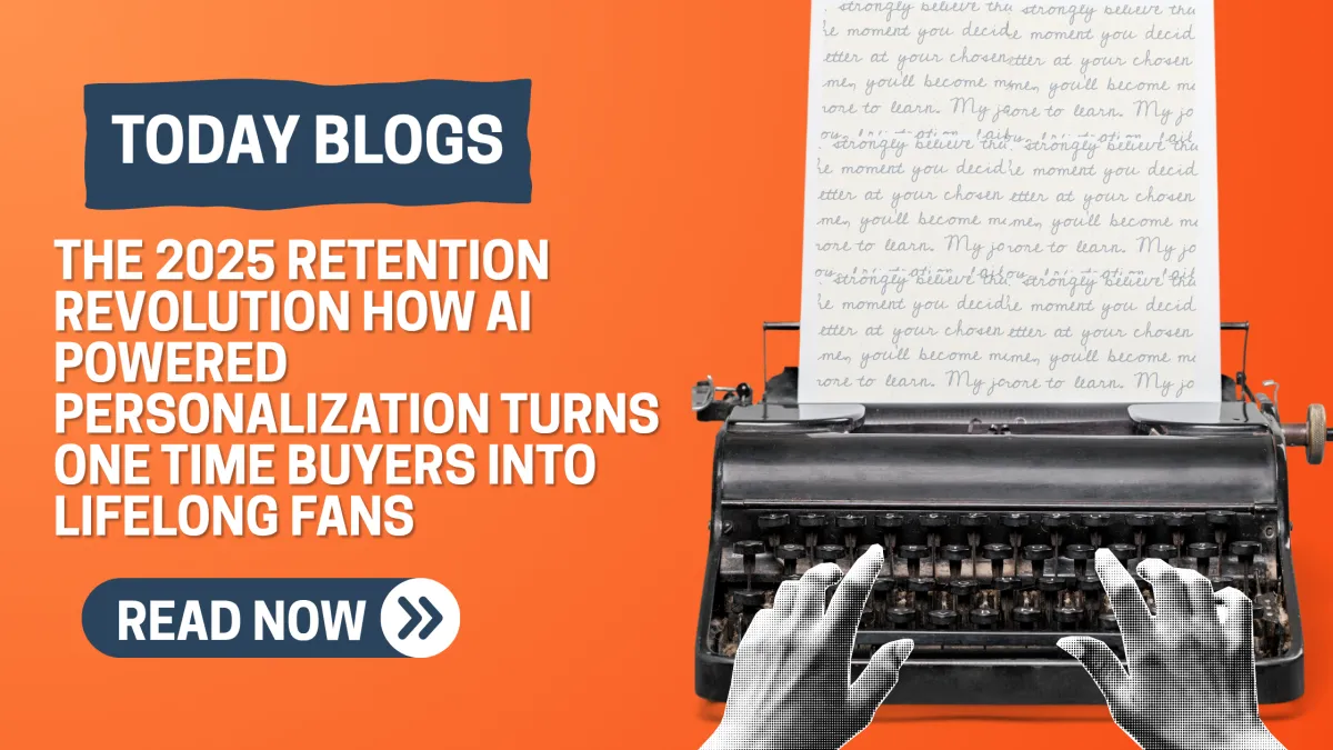 Dynamic 'Unleash' headline in modern font with electric blue accents unleash repeat purchases and customer loyalty using Ideazic AI personalization