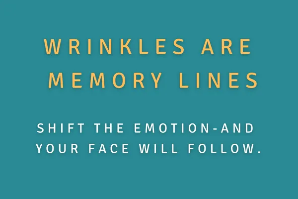 A digital motivational graphic with a dark and light teal background and white Lato font reads, 'You’re Not Aging—You’re Awakening.' Created by Yolanda Russo, skin care expert and life coach, the image encourages self-reclamation and radiance through holistic well-being and personal empowerment.