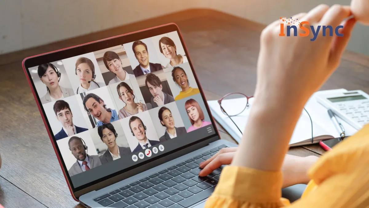 A diverse team of IT professionals on a video call, each working from their home setups, illustrating the trend of remote work in the IT industry.