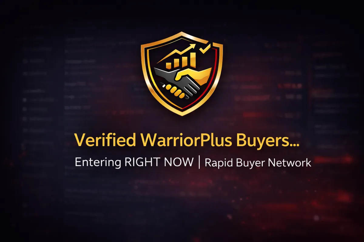 Position Your Offers In Front Of Verified WarriorPlus Buyers In Active Buying Mode