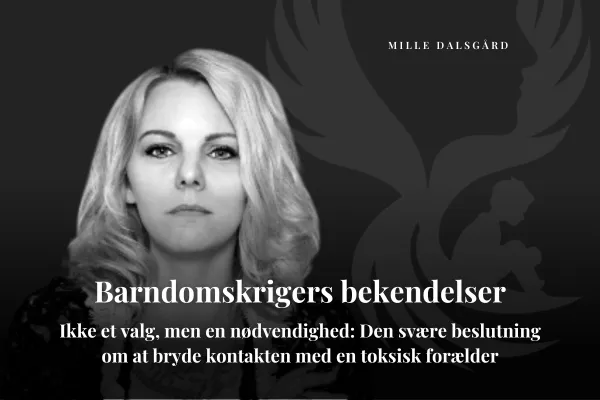 Den svære beslutning om at bryde kontakten med en toksisk forælder.