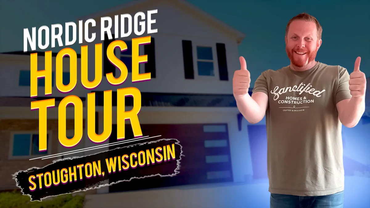 New House Tour Stoughton Wisconsin - Custom Home in Nordic Ridge