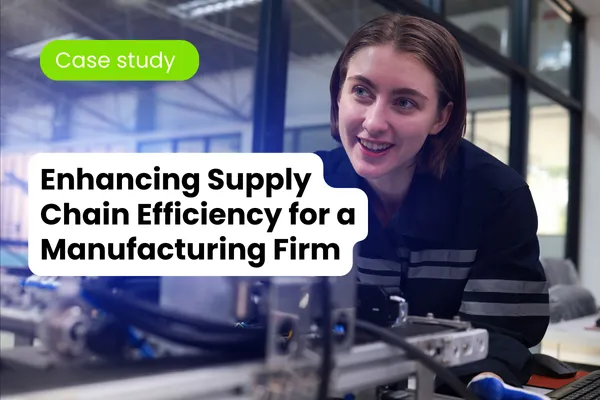 Supply Chain Efficiency for a Manufacturing Firm