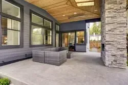 concrete patio