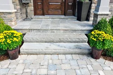 concrete pavers steps