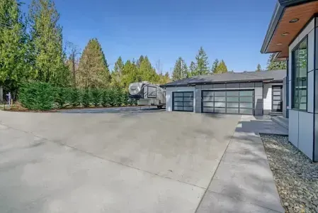 concrete driveway