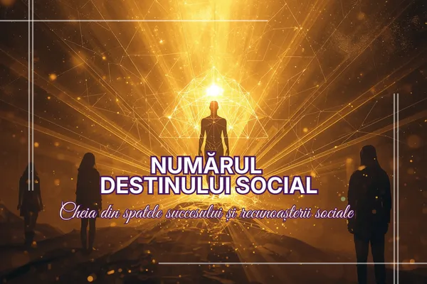 🗝️ Numărul Destinului Social – cheia din spatele succesului și recunoașterii sociale