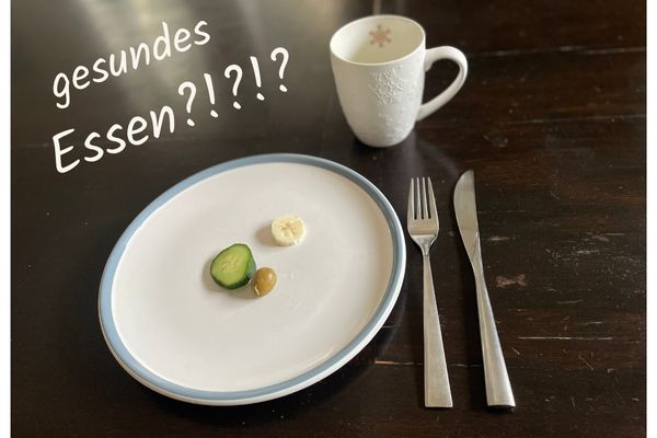 fast leerer Teller- ist das gesunde Ernährung?