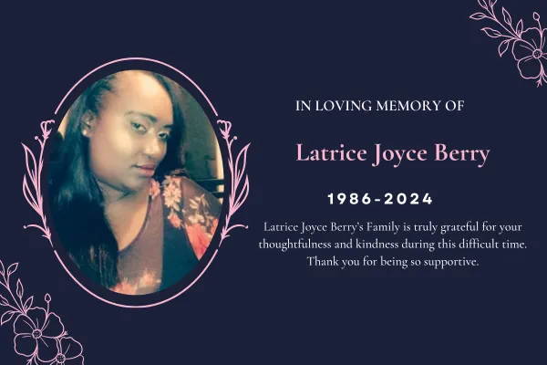 Latrice Joyce Berry Obituary