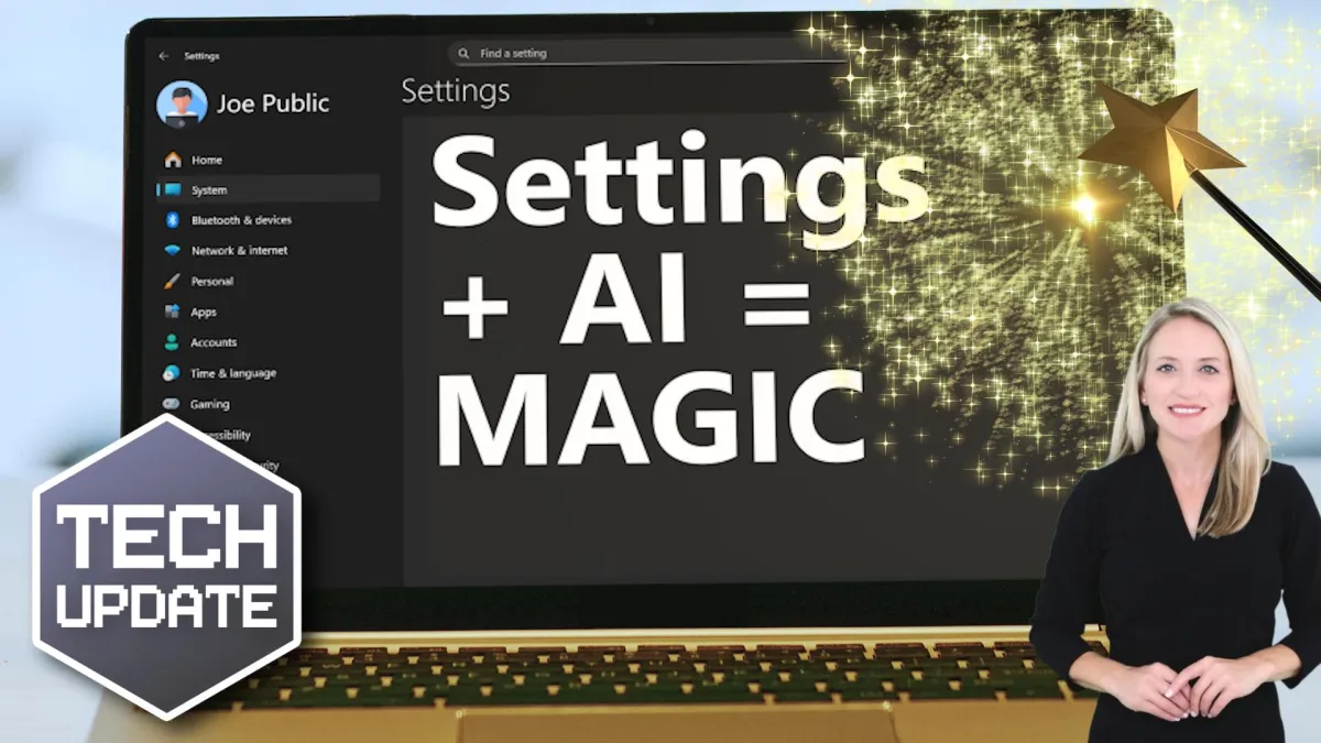 New: Windows 11 AI Agent helps with Settings - Banks Technology Services