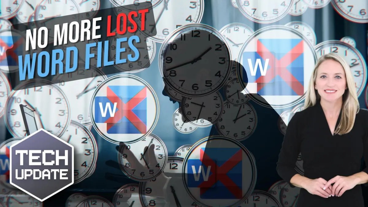 Never lose a Word document again - Banks Technology Services