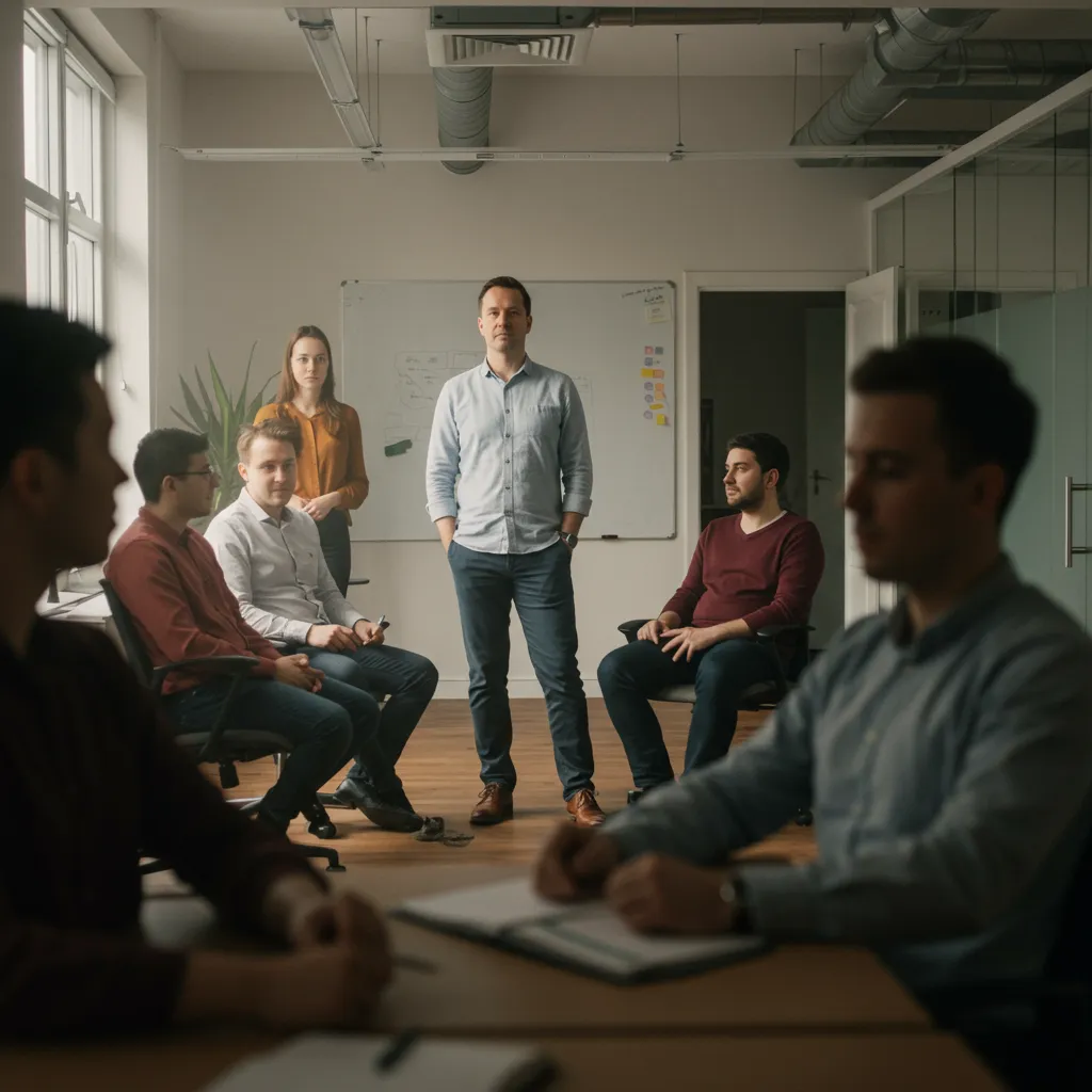 Calm and observant leader