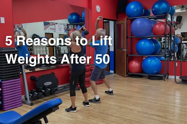 lifting weights at the gym