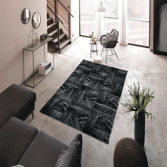 3D POLYESTER COLLECTION - 3D PLANK - GREY