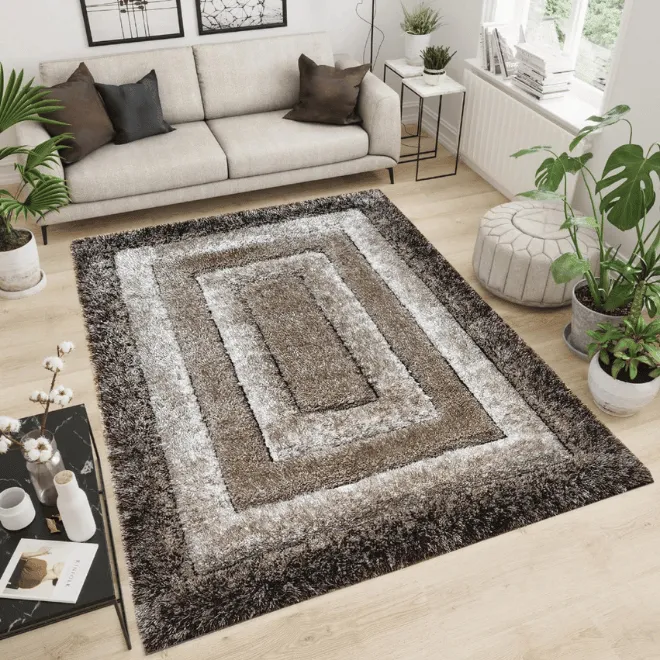 3D POLYESTER COLLECTION - 3D VEGAS - BROWN BEIGE