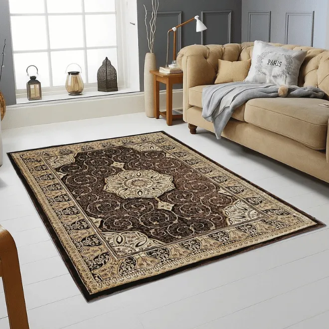 SULTAN COLLECTION DESIGN 395 - BROWN BEIGE