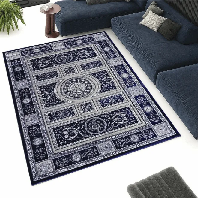 SULTAN COLLECTION DESIGN 747 - NAVY GREY