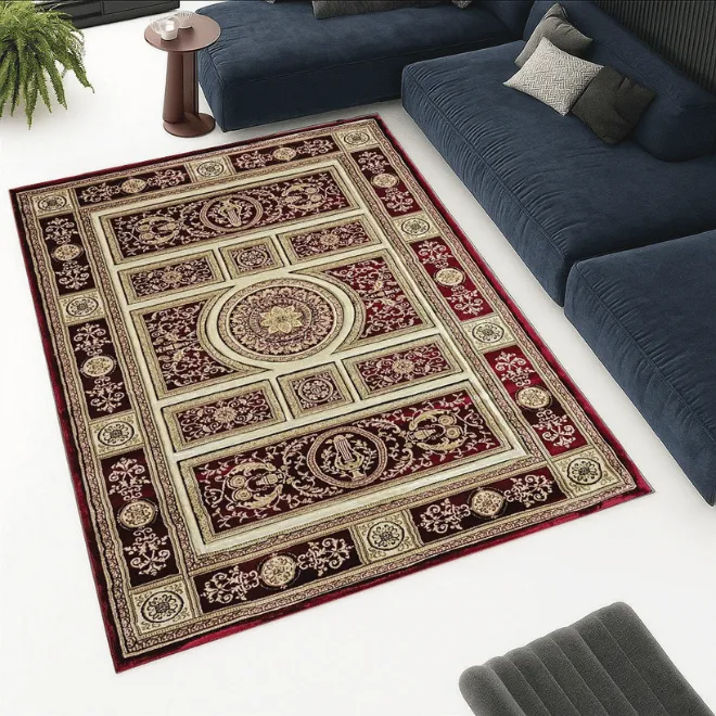 SULTAN COLLECTION DESIGN 747 - RED CREAM