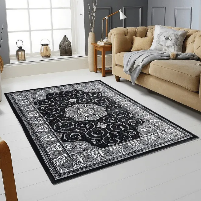 SULTAN COLLECTION DESIGN 395 - BLACK GREY